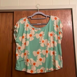Ava Sky Short Sleeve Top